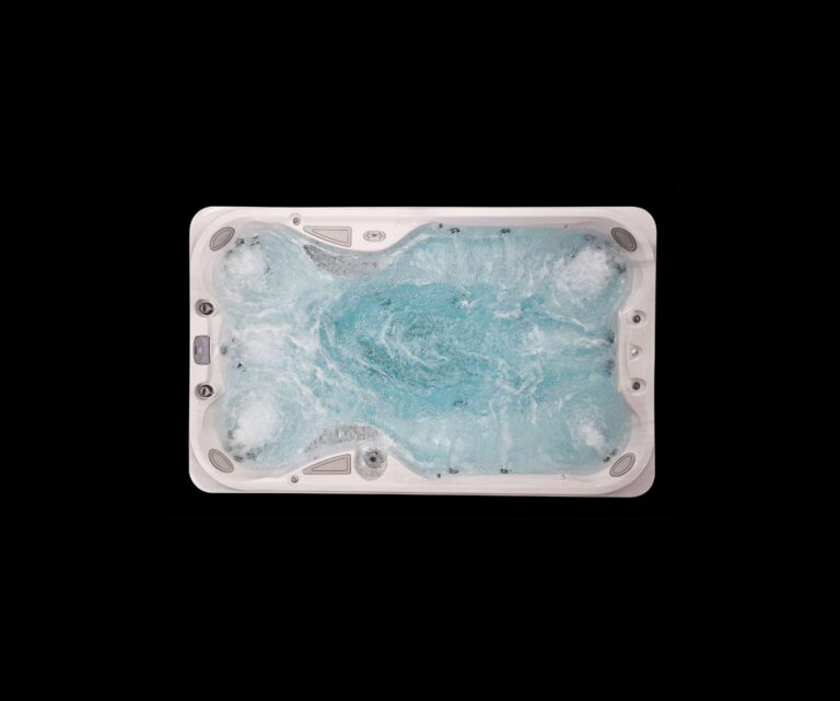 Jacuzzi® PowerPlay J-13 Seite oben gefüllt Jets an 1500 x 1251