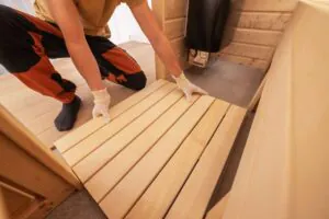 Bio Kombiofen Sauna Installation