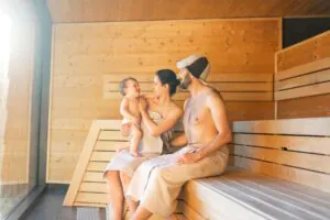 Sauna mit Kindern Alter