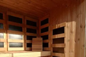 Infrarotkabine mit Panels